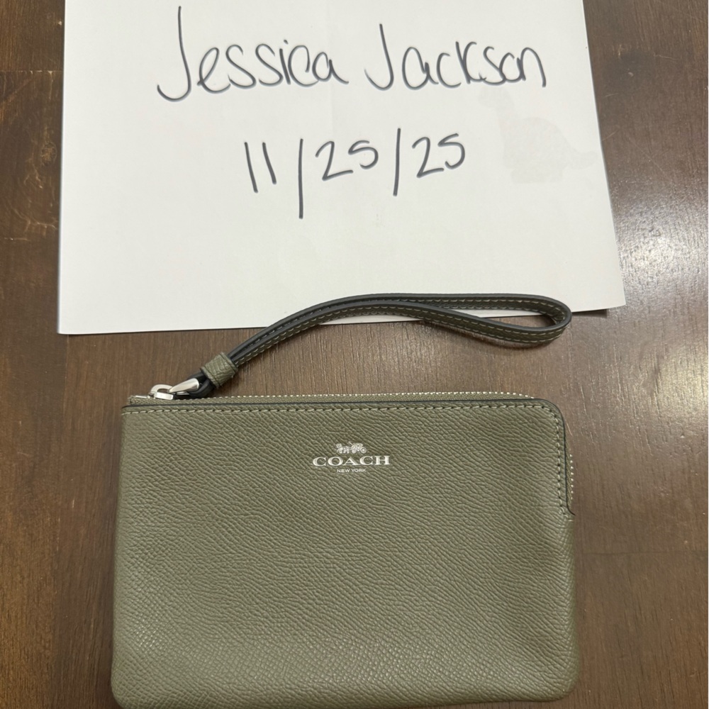 Coach Olive Wristlet Clutch